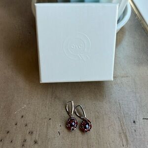 Oval Sterling‎ Silver Earrings